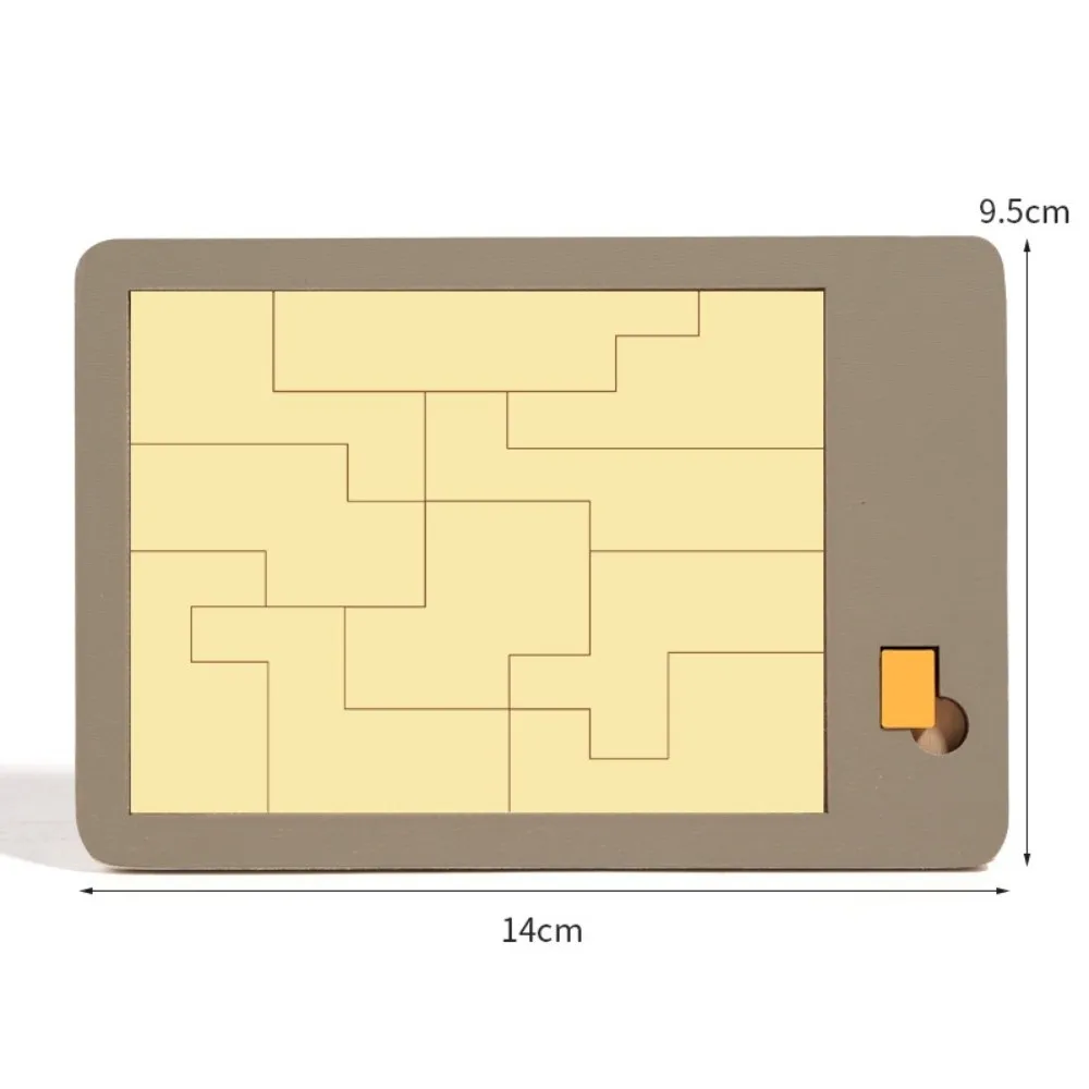 Irregular Shape Triangle Puzzle Colorful Three-Dimensional Wooden Jigsaw Logic Training Montessori Building Blocks
