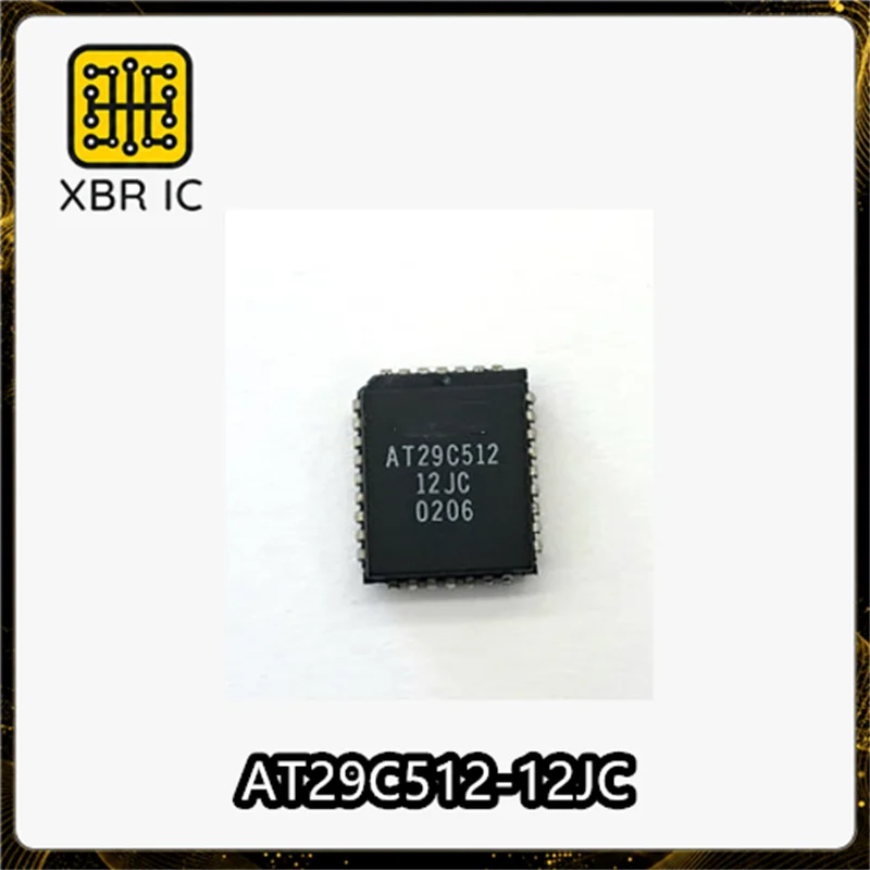 (10/30 Pieces) AT29C512-12JC AT29C512-12 PLCC-32 Memory Chip Brand New, Genuine, in Stock, Authentic Product Fast Shipping