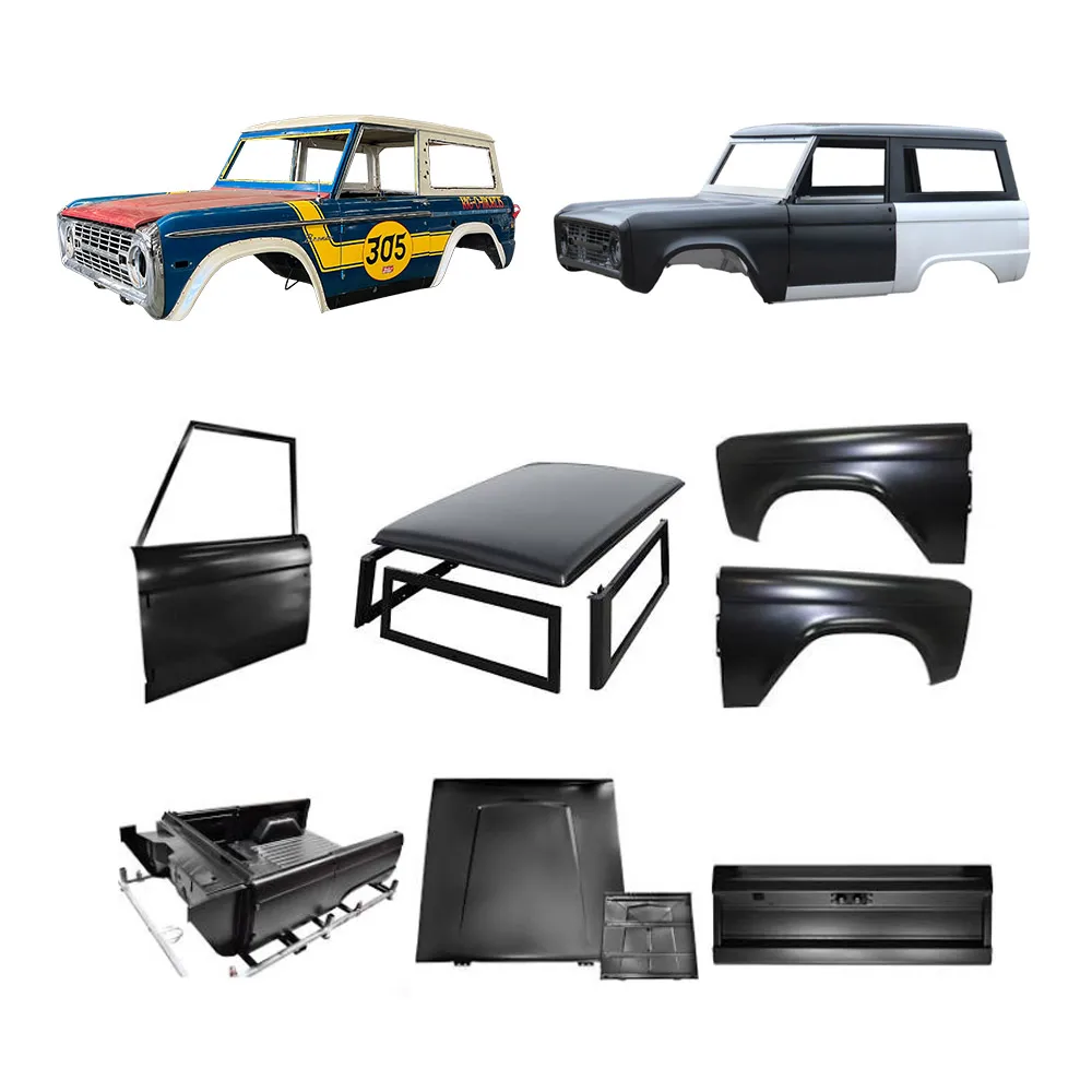 

Car Auto Spare Parts Body Assembly Shell Body Kit Engine Hood,Door Panel,Bumper,Tailgate for Bronco 1968-