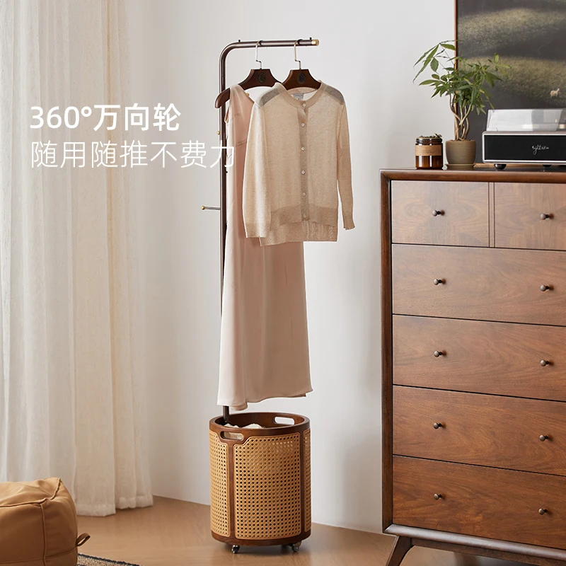 

Bedroom, bedside clothes, second net hanger, floor hanging hanger, does not take up space, entrance door mobile coat rack
