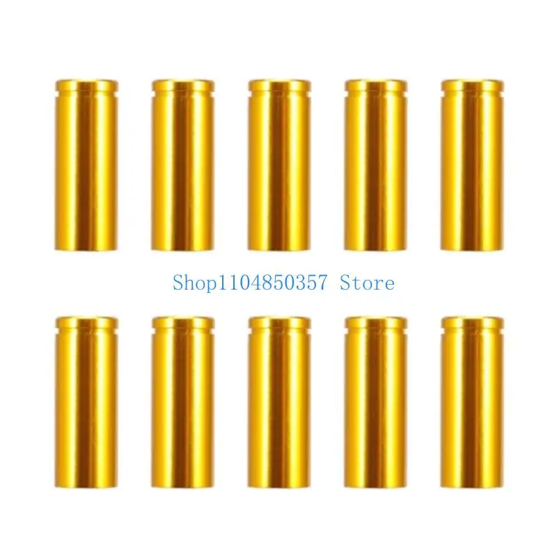 652F 10Pcs Cycling Cable End Crimps Bike Cable Ends Caps Bikes Brake Tips Shifter Cable Ends for Road Bike Mountain Bicycles