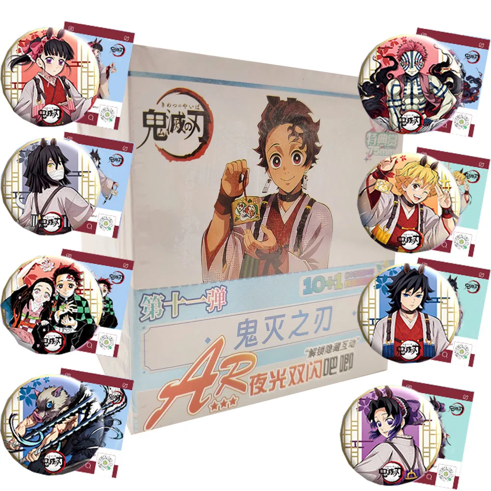 

Demon Slayer Fantasy Adventure Japanese Anime Badge Cute Cartoon Practical Transparent Cards Decorative Accessories Fans Gifts