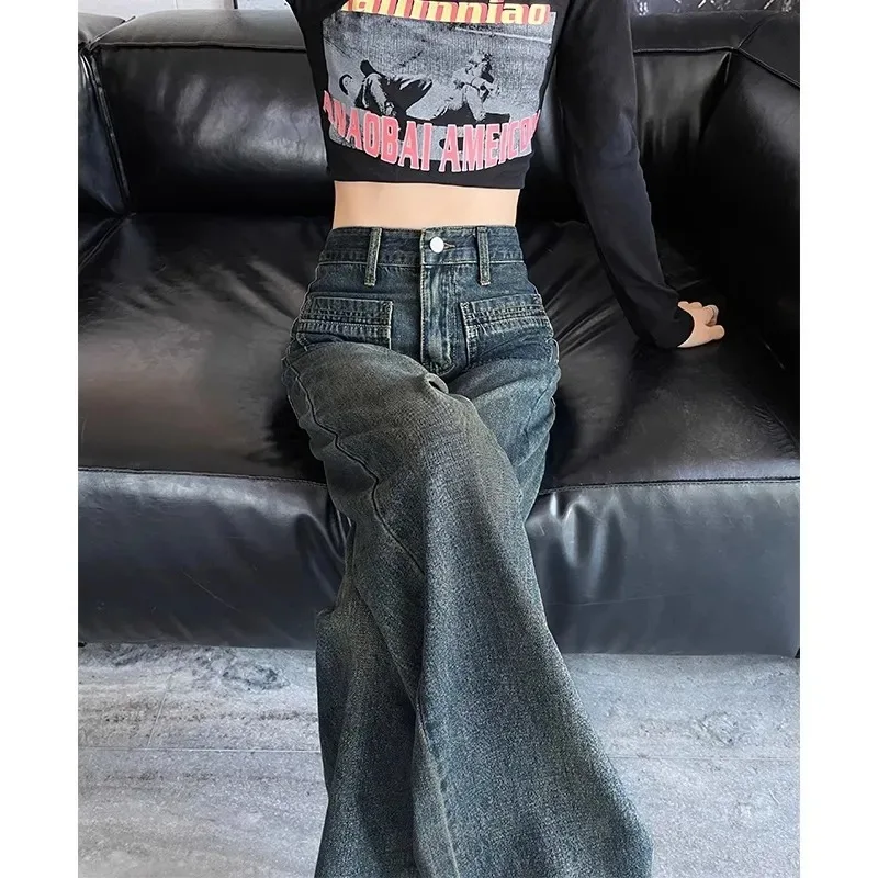 

Women'S Low Rise Jeans Palazzo Bootcut Bell Bottom Trumpet Flare Leg Lengthening Pear Shaped Silhouette Elegant Chic Modern