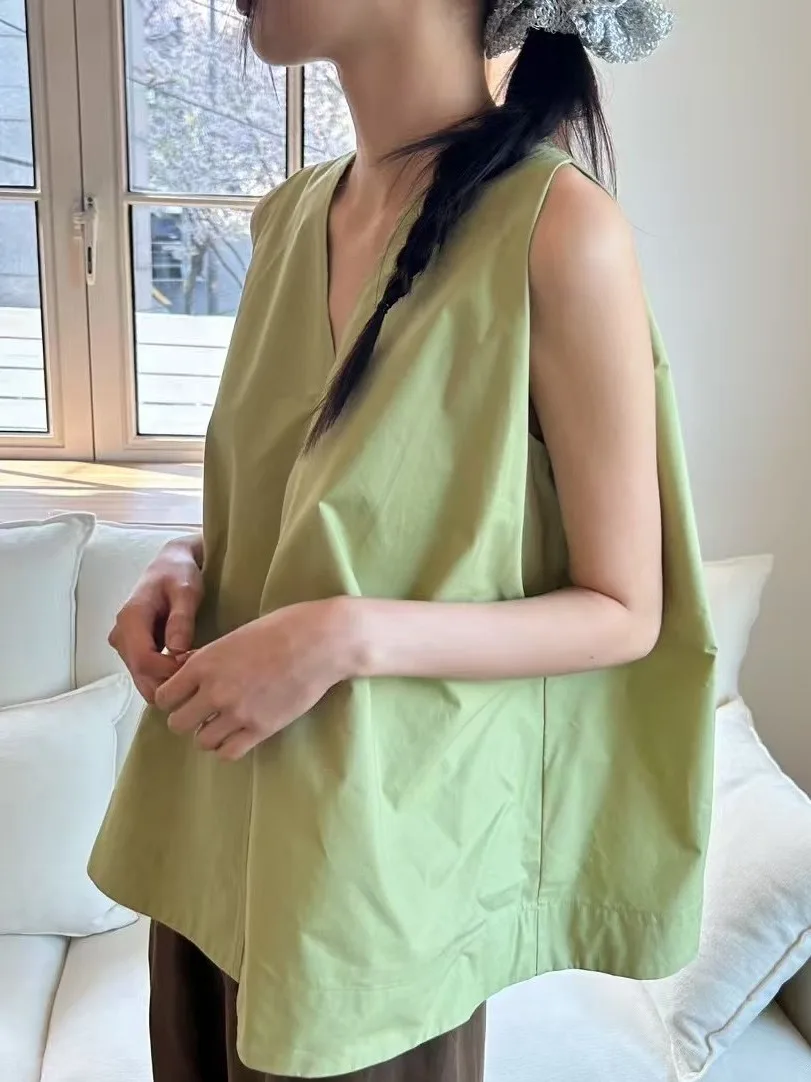 

Chic Bal Strap Vest irt Women's Loose Casual Color Top Summer New Sle Commute Wind Regular Fit Online Exclusive