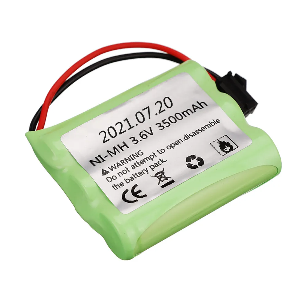 NI-MH 3.6V 3500mAh 3000mAh Rechargeable Battery 3.6 v nimh battery AA size for rc car toy boat model