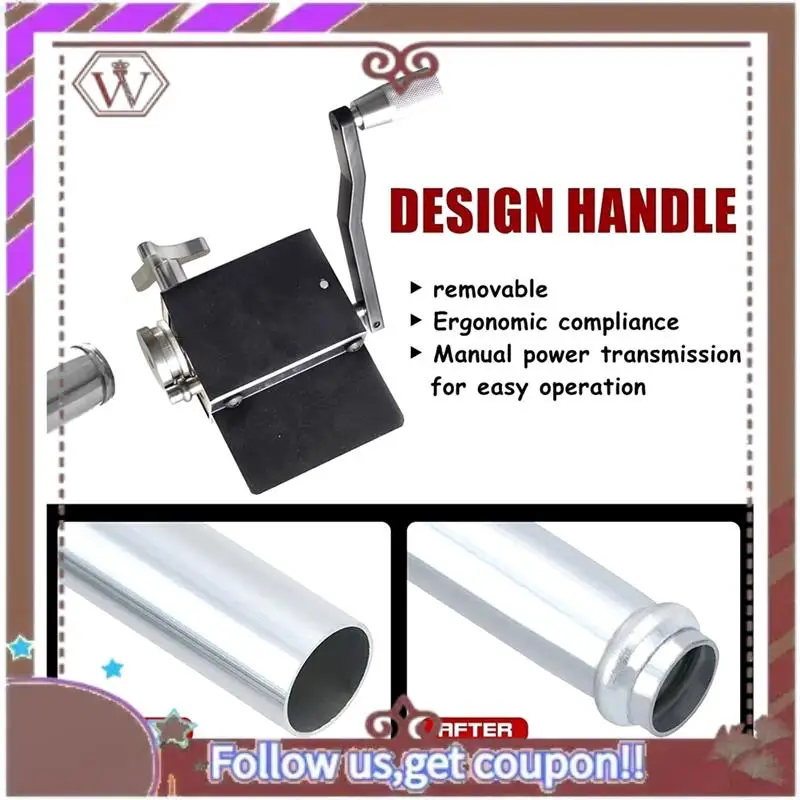 

A57E-Manual Bead Roller Intake And Intercooler Piping Crimping Tool Hand-Held Disassembly Tools Fit 5/8In Or Larger ID Tubes Alu