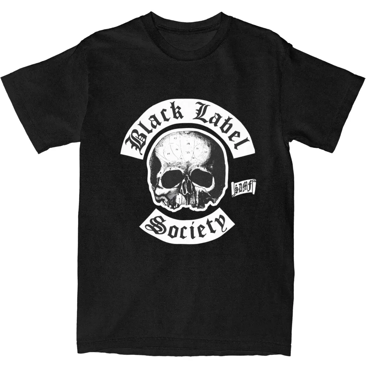 Black Label Society T-Shirt Men Metal Music Y2K Funny Pure Cotton T Shirts Summer O Neck Popular Tees Custom DIY Big Size Tops