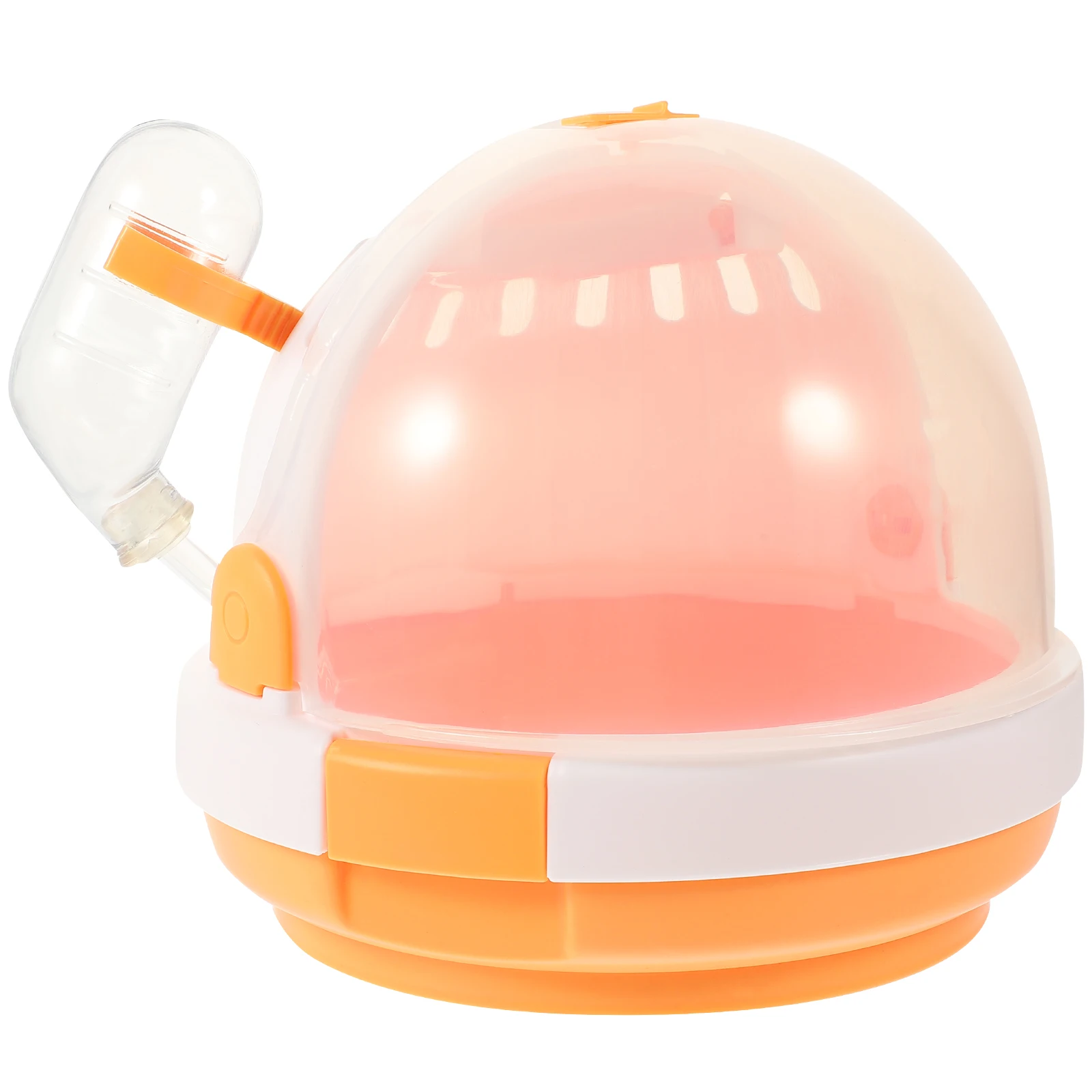 

Breathable Small Pet Carrying Cage Portable Hamster Carrier Outdoor Travel Box Transparent Design