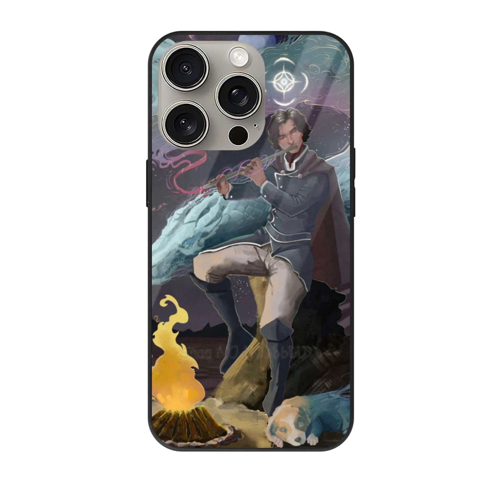 Hoid The Magicians Tarot Cards حافظة من الزجاج المقسى لهاتف آيفون 16 13 14 15 Pro Max 11 12 7 8 Plus غطاء Storms File Hey Brandon