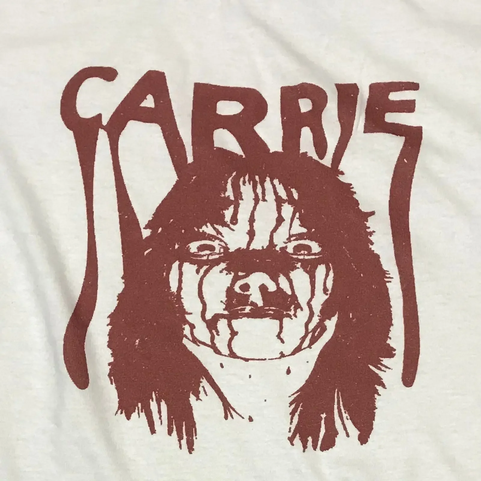Carrie shirt vintage Washed Casual Slightly Stylish fashion Versatile Breathable graphic Soft Top For Everyday Wear homme
