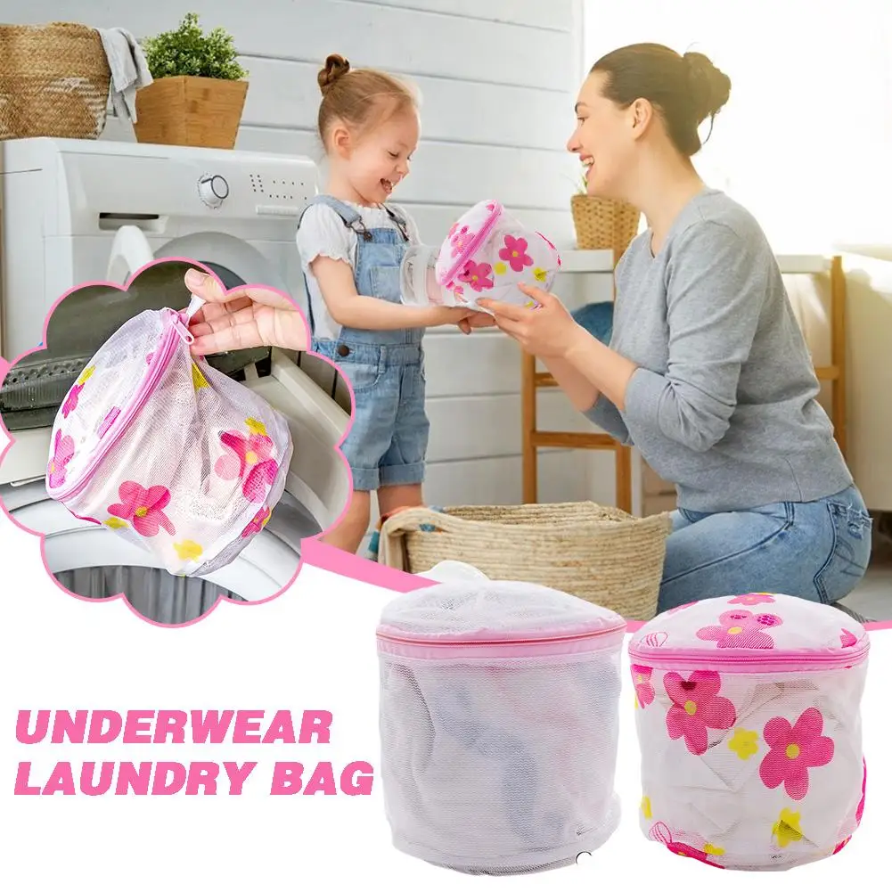 Household Underwear Laundry Bag Bras Stockings Handkerchiefs Clothes Small Organizer Baby Breathable Laundry Bag Lingerie M T0C9