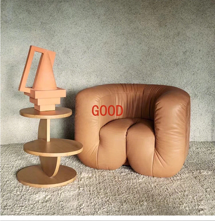 

Nordic Shaped Fabric Sofa Designer Creative Couch Lazy Leisure Art Leather Sofa Living Room Furniture home accessories