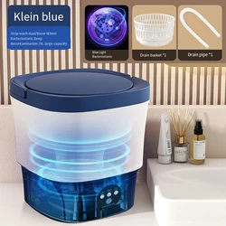 6L Small Mini Washing Machines Portable with Dryer Bucket for Clothes Home Travel Tourist Laundry Socks Underwear Washer 미니세탁기