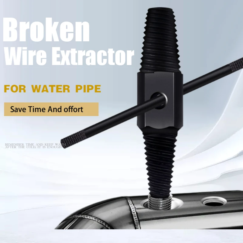 Broken Wire Extractor Faucet Damaged Bolts Wire Pipe Remover Double-head Water Pipe Triangle Valve Tap Bolt Remover Tools