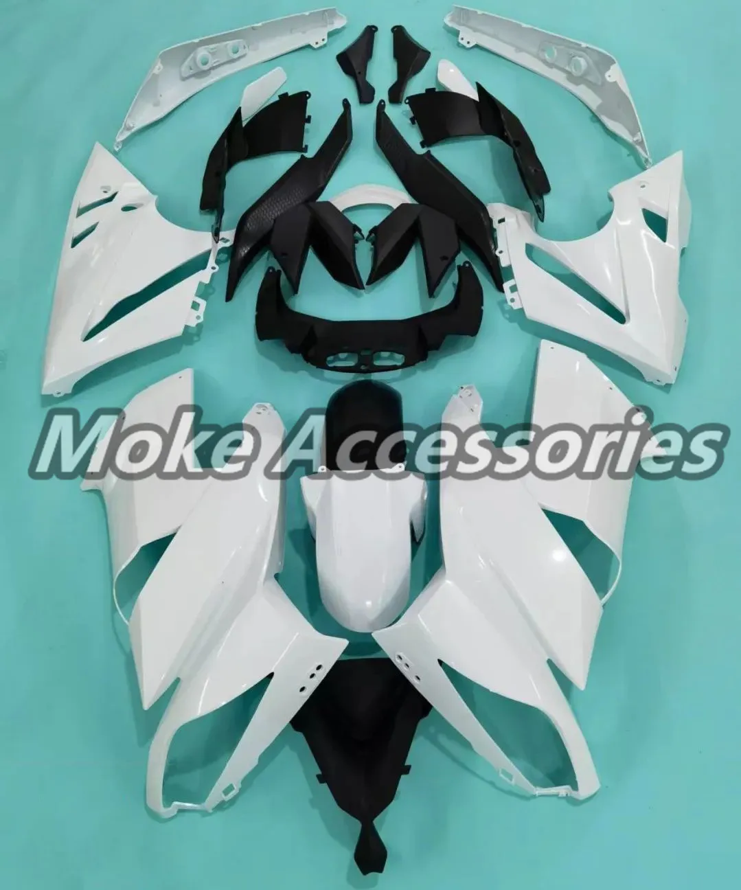 

Moke moto Fairings Kit Fit For NINJA 650 ER-6F 2009 2010 2011 Bodywork Set High Quality ABS Injection Unpainted