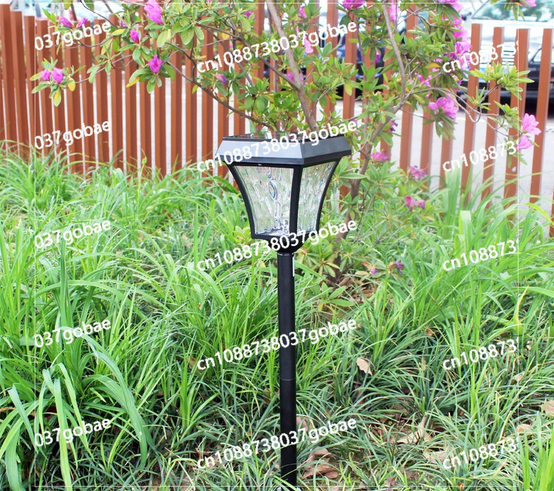 Solar powered lawn minimalist courtyard light