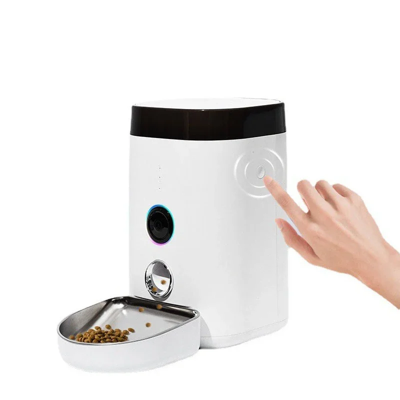 Best Seller Luxury Non-Slip Large Capacity 3.6l Intelligent Automatic Pet Feeder With Camera