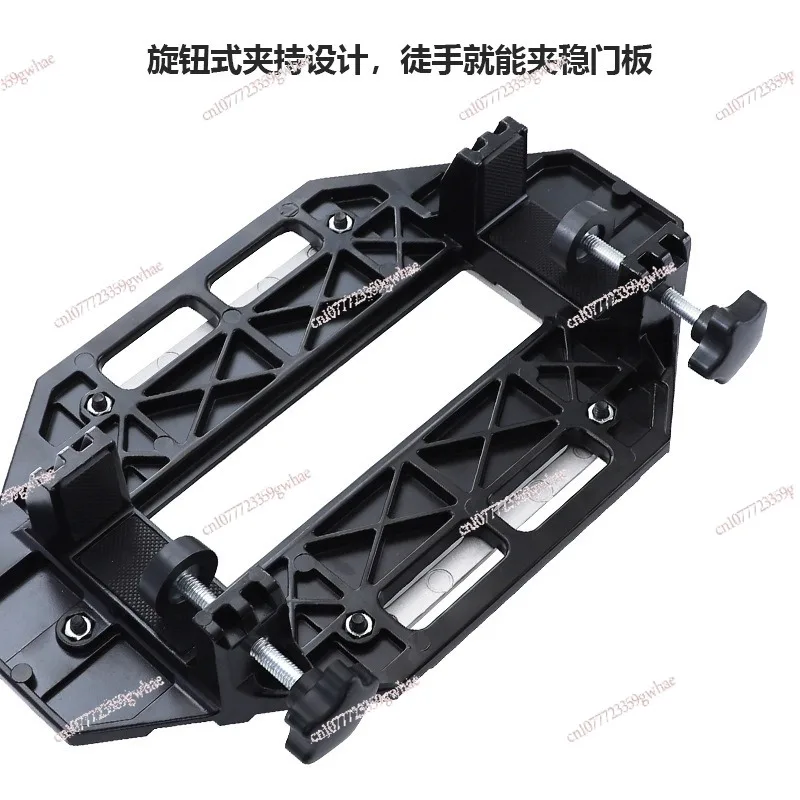 Wooden Door Hinge Slotting Locator Router Jig Hinge Installation Puncher Woodworking Tool