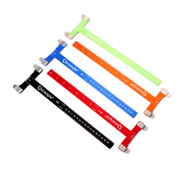 

Archery Bow T Ruler Metal Material Hunting Measurement Tool Bow and Arrow Shooting Bowstring Positioning Scale