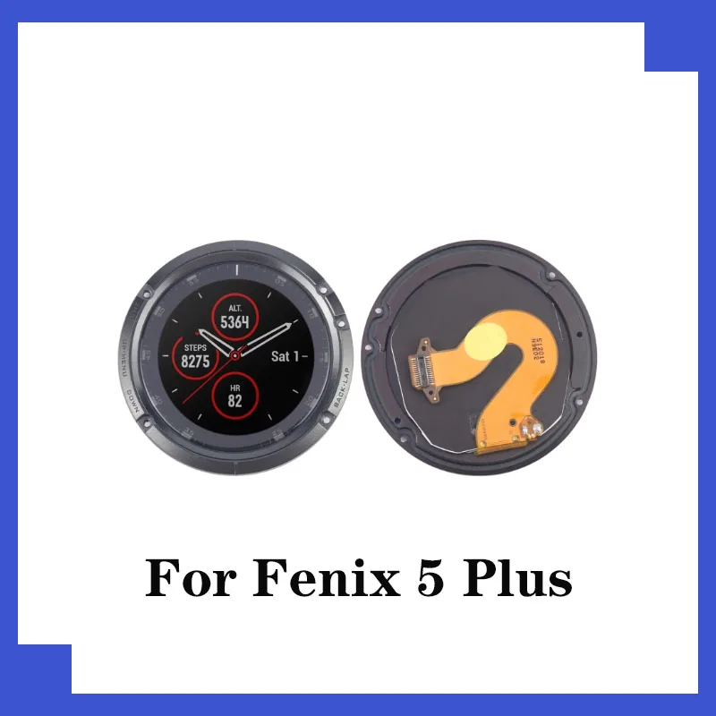 Original For Garmin Fenix 5 Plus LCD Display Screen Smart Sport Watch Repair Replacement Parts