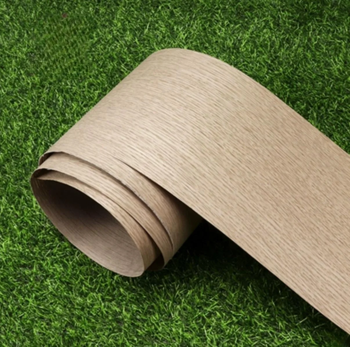 L:2.5meters Width:160mm T:0.3mm Smoky Gray White Oak Stripe Wood Veneer High End Fashionable home decoration