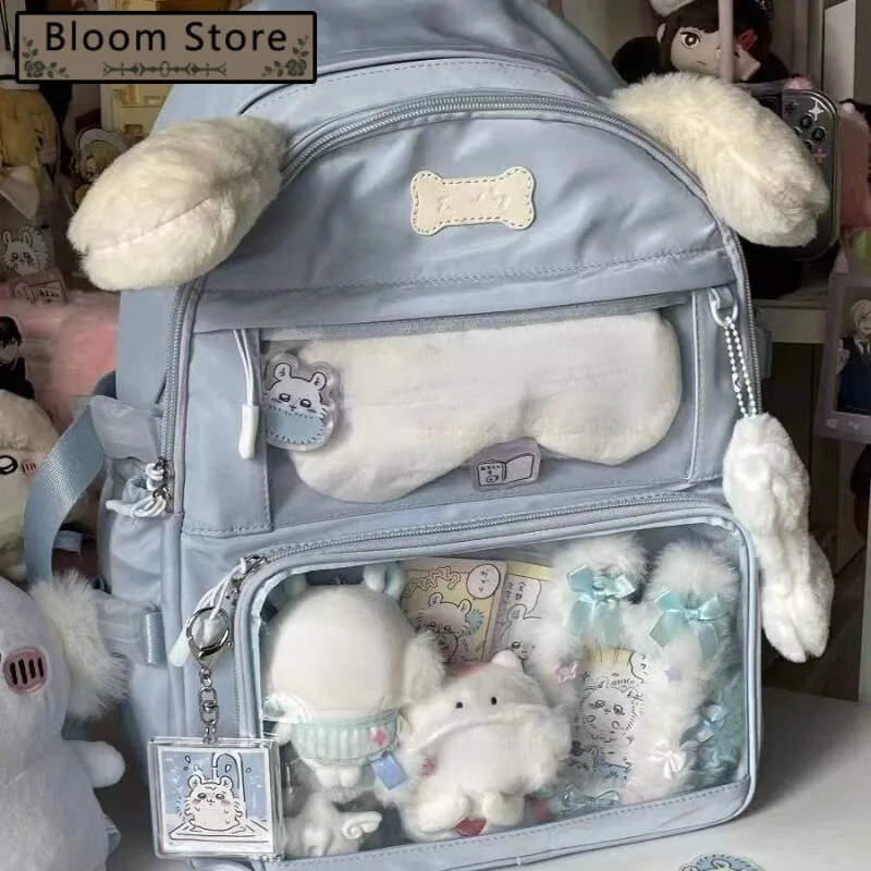 

Fashion Sweet Y2k Aesthetic Kawaii Backpacks Casual Women Ins Rucksack Streetwear Trendy All Match Students Schoolbags