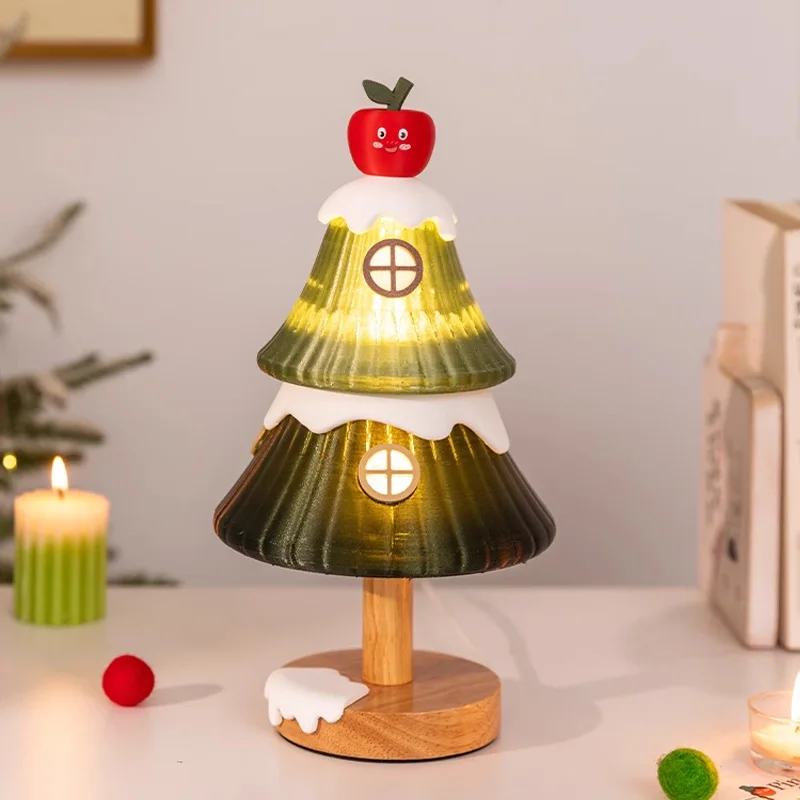 

Retro cedar ornaments, cute Japanese cartoon Christmas tree ornaments, creative Christmas decoration ornaments, Christmas gifts