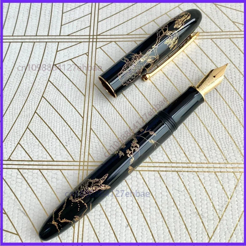 For Hongdian N23 Rabbit Fountain Pen Limited Edition  Student Business Office Writing Material Gold Sculpture Student Gift P