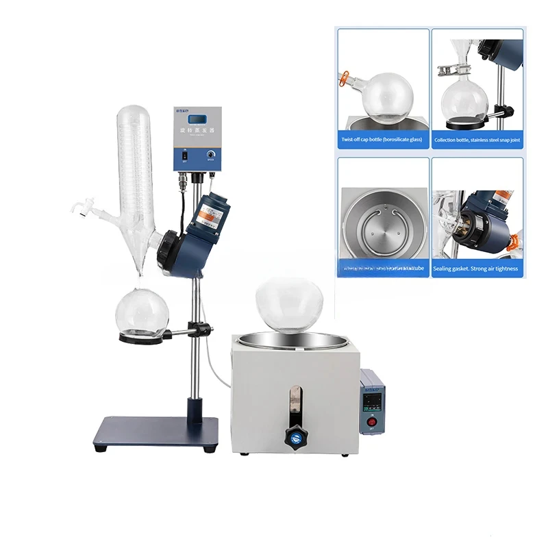 

Distillation System with Rotation Evaporation Lab-scale Rotary Evaporator Rotovape Glass