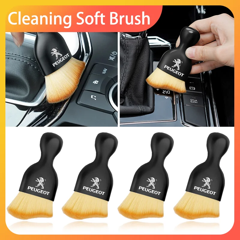 

Car Accessories Car interior Cleaning Soft Brush Dust Remover Tool For Peugeot 108 406 407 408 306 307 308 508 Car Accessories