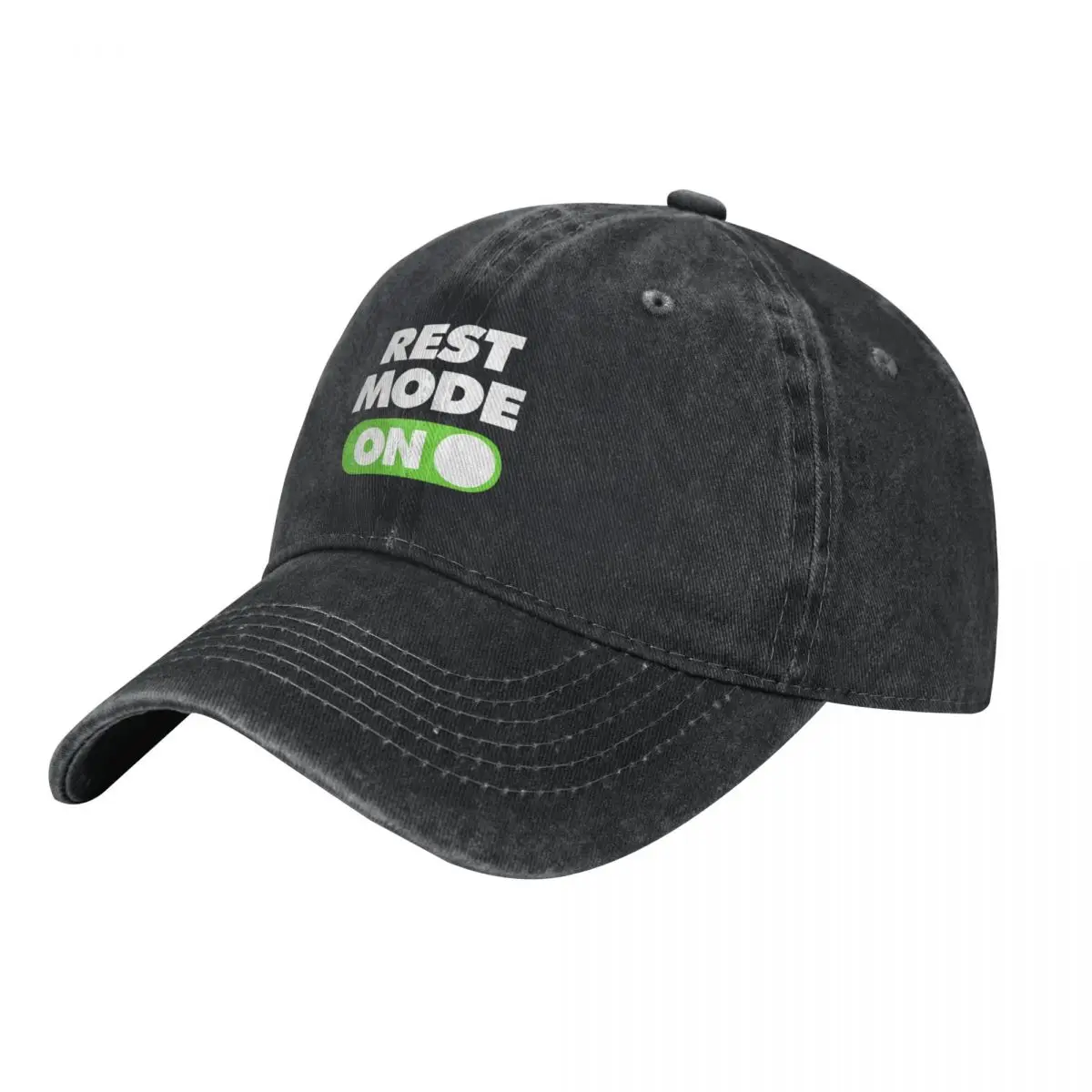 Rest Mode ON Funny Saying Baseball Cap Horse Hat Anime party Hat cute Women Hats Men's