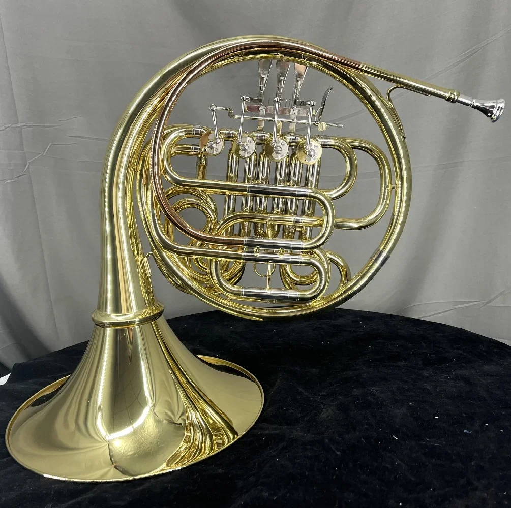 

Factory Supply Brass Musical Instruments Professional Euphonium Golden Finish with case Good Quality Horn and Sound China Made