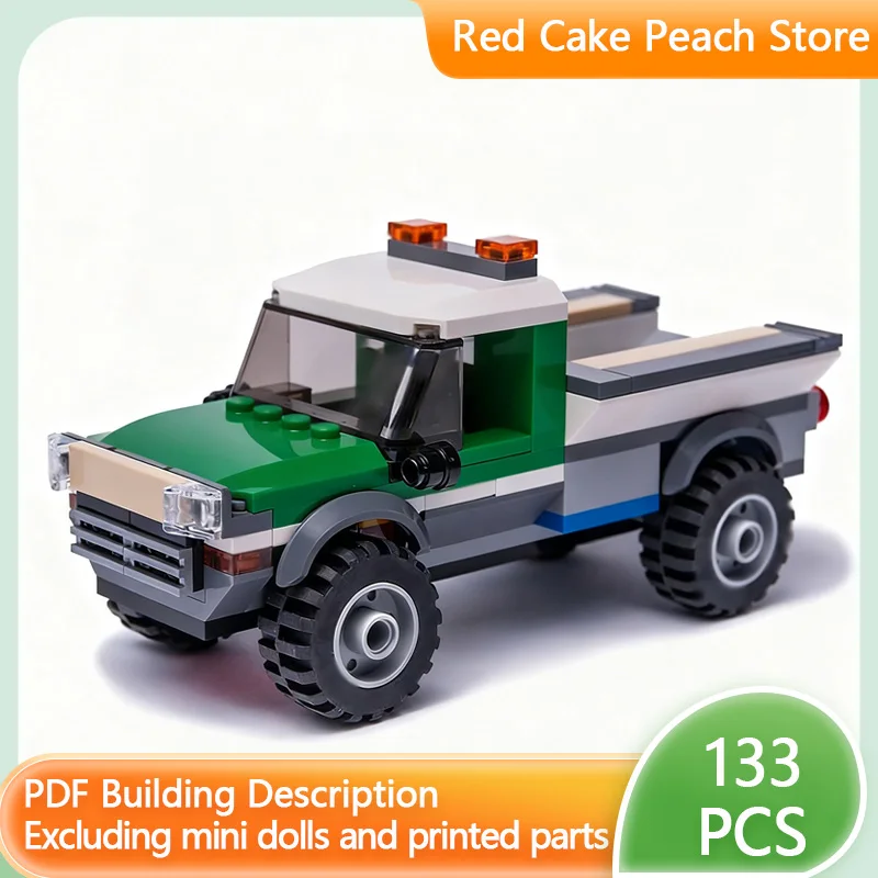 시티카 모델 MOC 빌딩 블록 중장비 트럭 모듈형 기술 어린이 휴일 선물 조립 장난감 세트