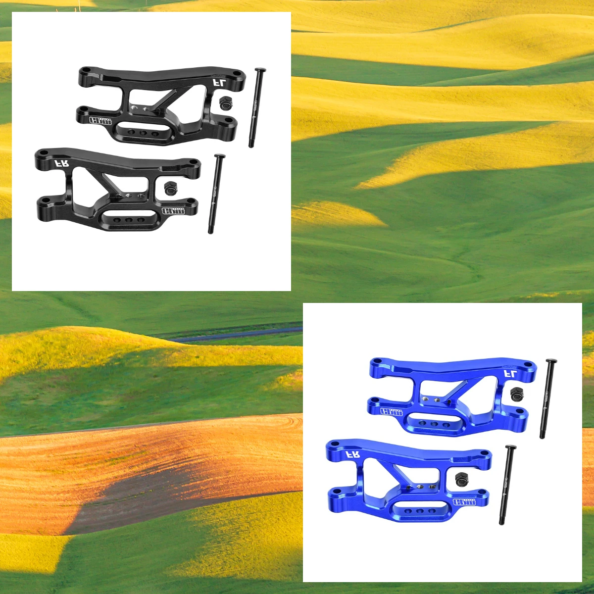 GPM Mini Slash 4X4 108164-1 Front Lower Suspension Arms for Traxxas 7075-T6 Alloy Upgrade Racing Parts