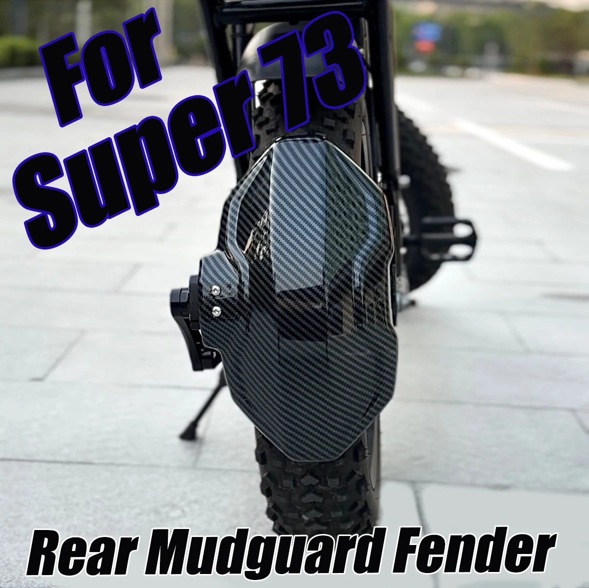 For SUPER73 SUPER 73 Super73 S1 S2 RX Electric Bicycles Rear Mudguard Wheel Splash Guard Fender  Accessories