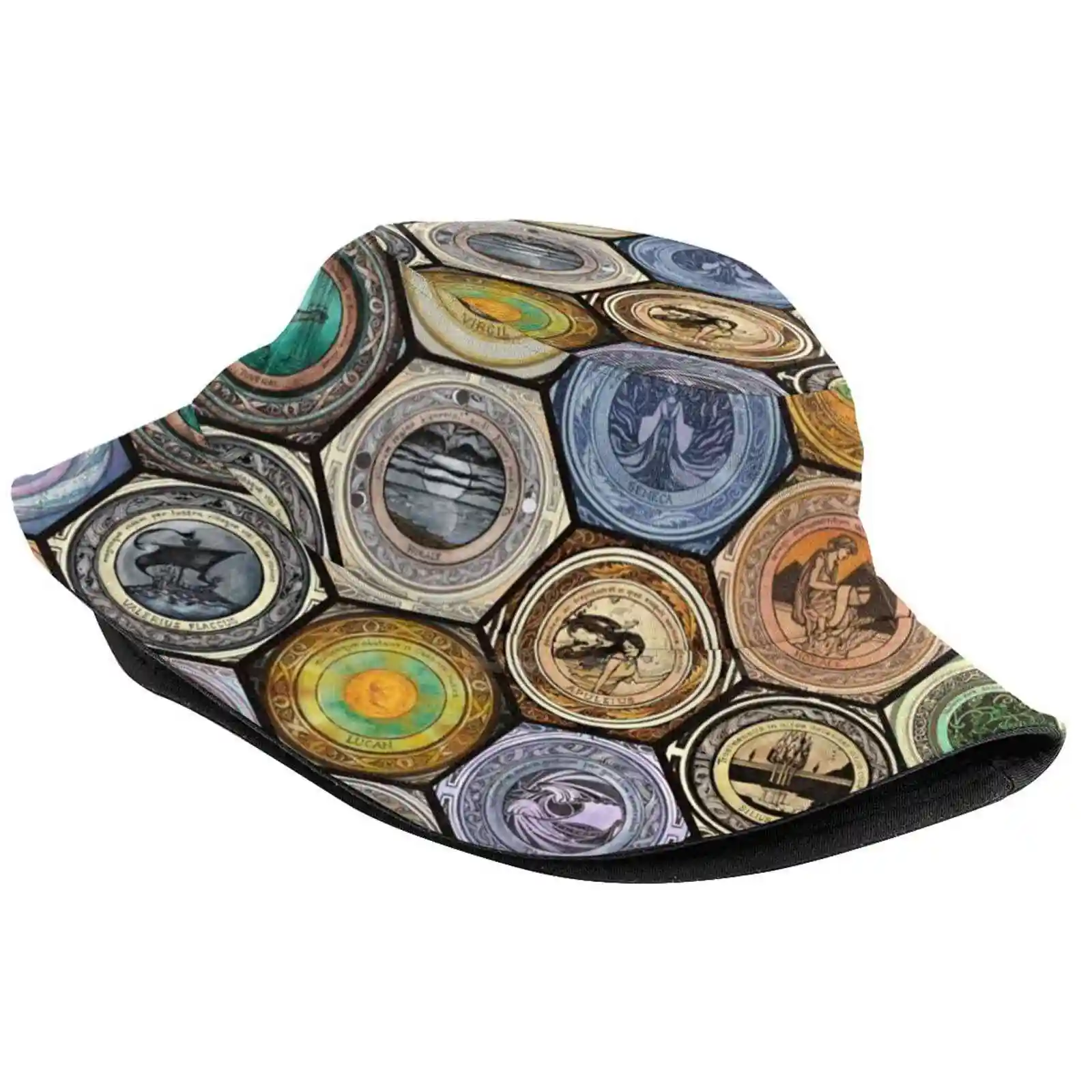 Classicstober Quilt Sun Cap Fisherman Hat Bucket Hats Roman Poetry Latin Ovid Catullus Propertius Virgil Juvenal Ststius