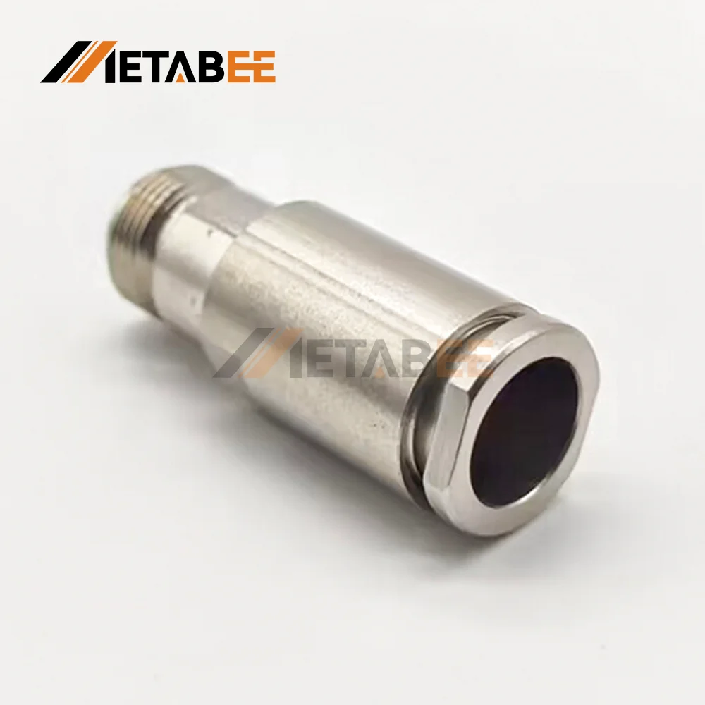 N Female Straight Clamp Connector 50Ohm Coaxial Jack for LMR500 LMR-600 10D-FB Low Loss N-type  Coaxial Connector N-j-3