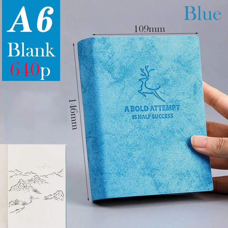 A6 Blue Blank