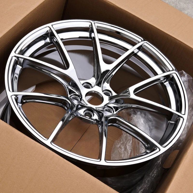 18-22 Inch Monoblock Chrome Silver Forged Aluminum Wheel Rims 5x114.3 5x120 Fit Mustang M4 E92 F30 G20 G80
