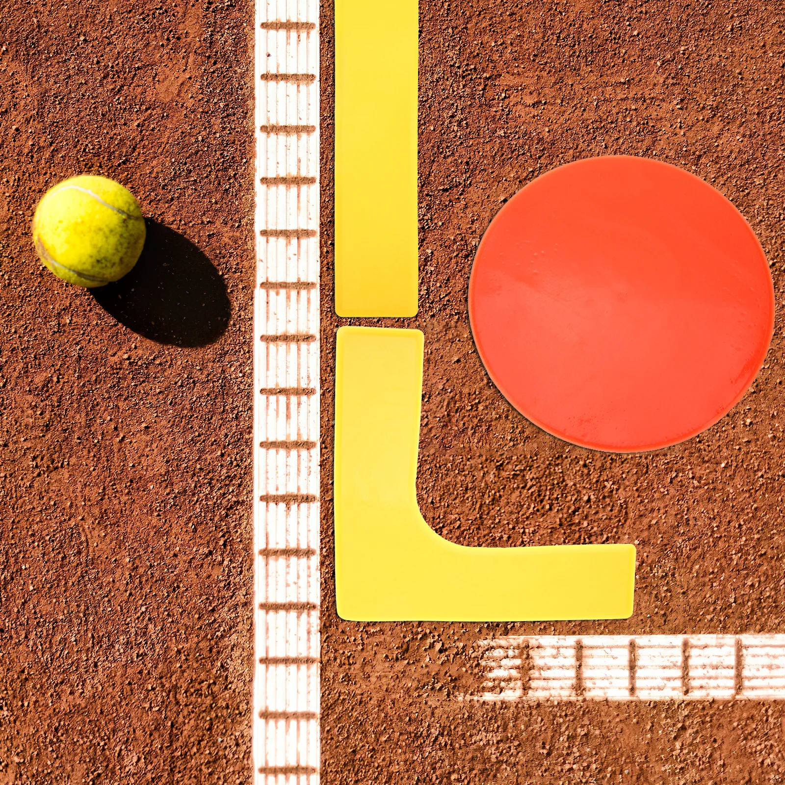 

1Set Sports Floor Markers Rip-Resistant Non-Slip Spot Markers for Football Soccer Basketball Tennis Training Court Carpet Marks