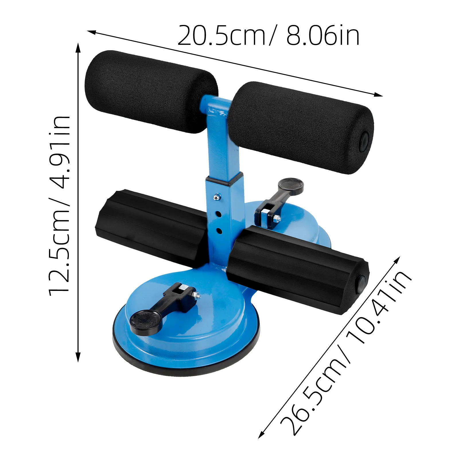 Abdominal Trainer Adjustable Sit-Up Bar For Home Workout Dual Pole Belly Fitness Equipment Portable Crunches Aid