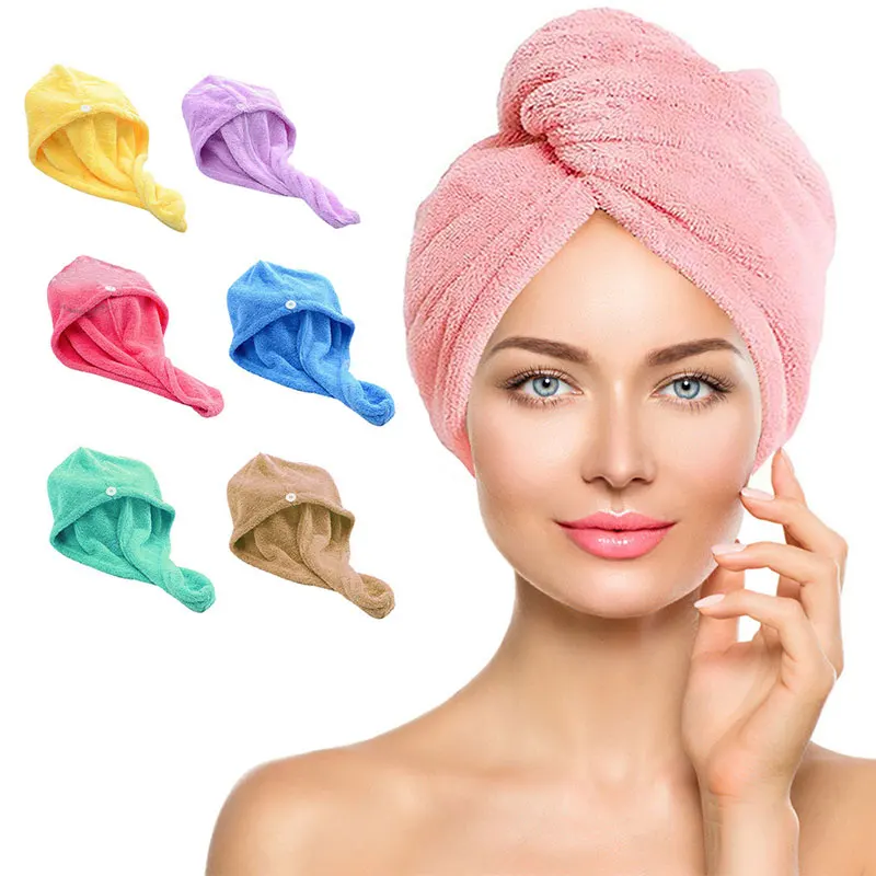 Women Microfiber Towel Hair Towel Bath Towels for Adults Home Terry Towels Bathroom for Drying Hair