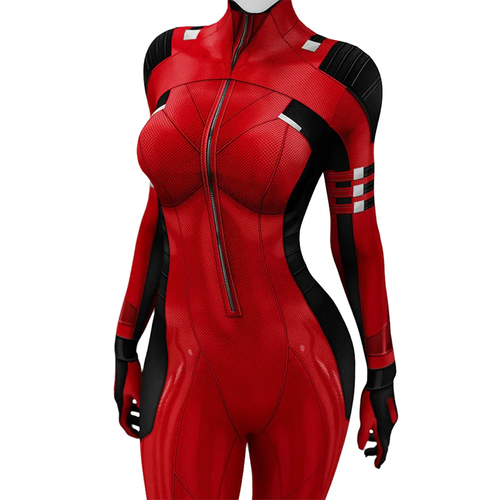 Fancy Lady Dead Cosplay Pool Jumpsuit Mask Clothing For Women Movie Superhero Costume Adult Woman Roleplay Fantasia Outfits