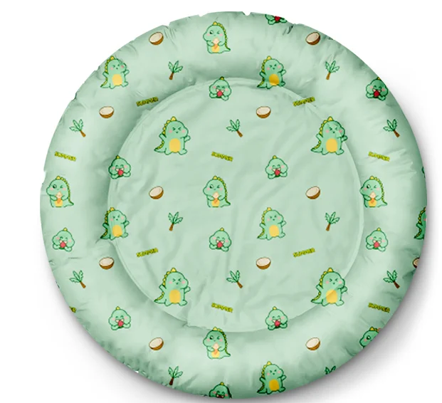 

Dog Cat Bed Anti-Anxiety Resting Round Ice Nest Donut Cuddler Cozy Round Bed Cat Bed House for Small Medium Dogs and Cats