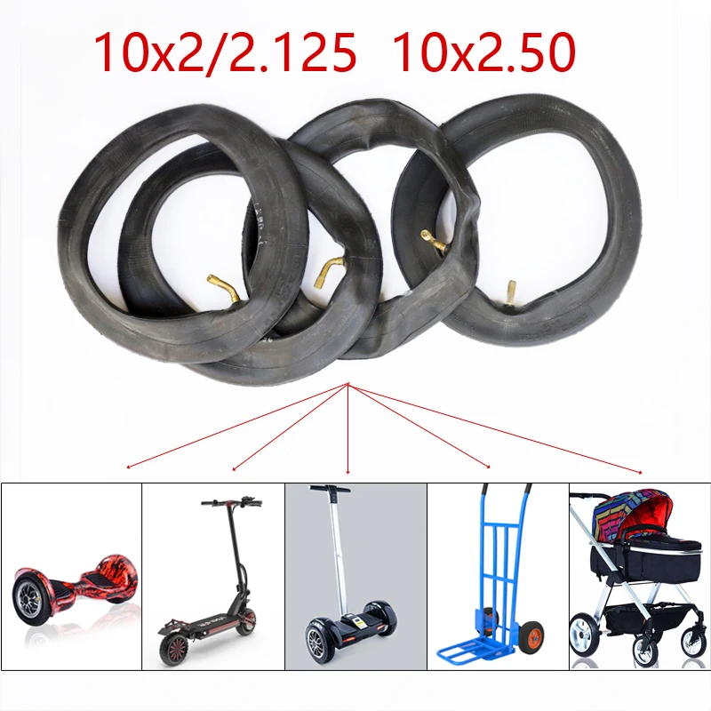 Wholesale 10 Intch Inner Outer Tire10X2.50 10x2/2.125 Tubeless for Kugoo M4 Electric Scooter Balance Car Parts