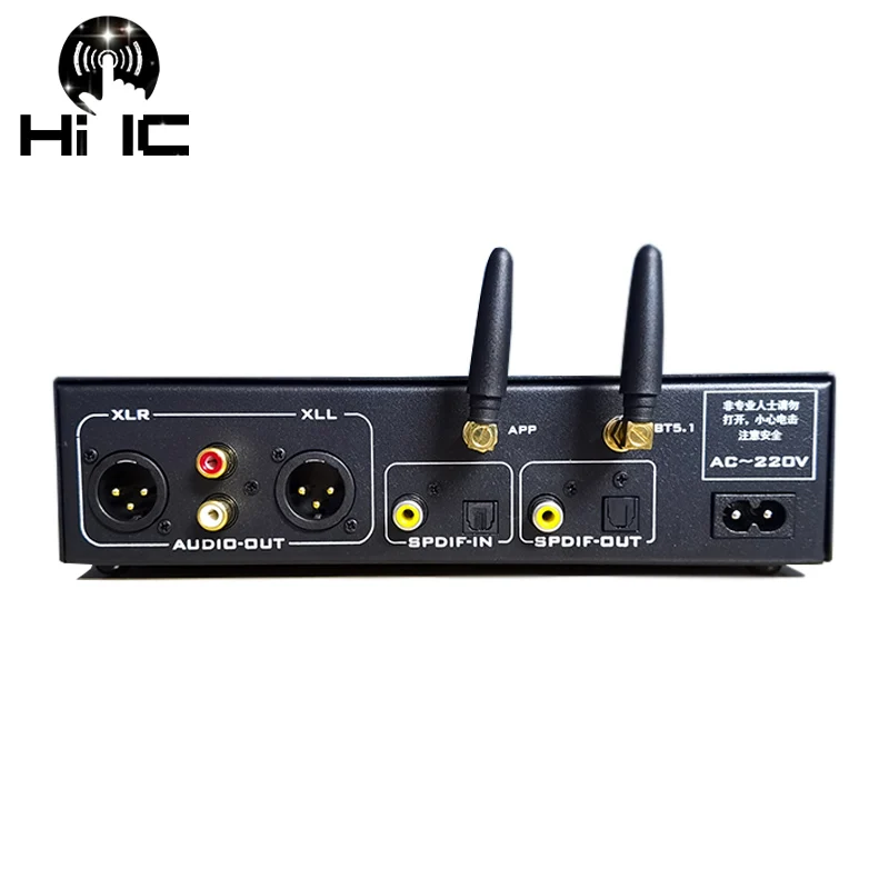 HiFi Audio Dual ES9038Q2M*2 Decoder ES9038 DAC Lossless DSD  Digital Turntable Lossless Master Tape Player Bluetooth 5.1 LDAC