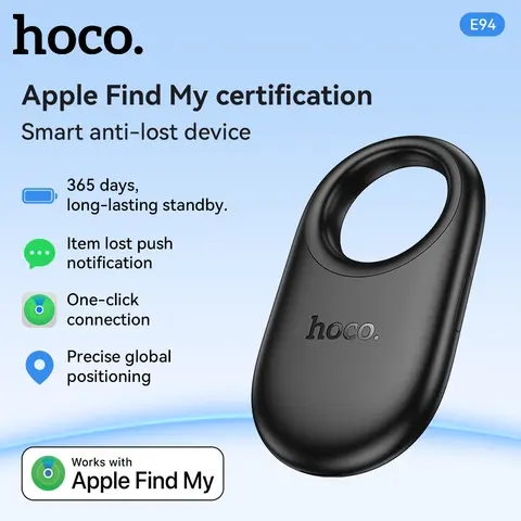 HOCO E94 Airtag GPS intelligent positioning Pets Dog Key Trackers Smart anti-lost device with Case Tracking Find My Elderly Kids