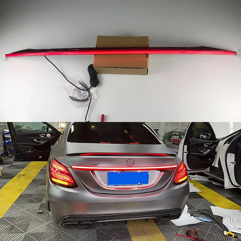 Led Through tail light width light For benz E class W213 2016-2020 Through trunk rear lamp LED cross Light new streamer