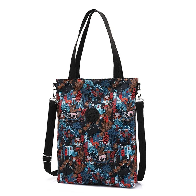 

Nesitu Легкая модная водонепроницаемая женская сумка через плечо с цветочным узором большой емкости формата А4 M0918