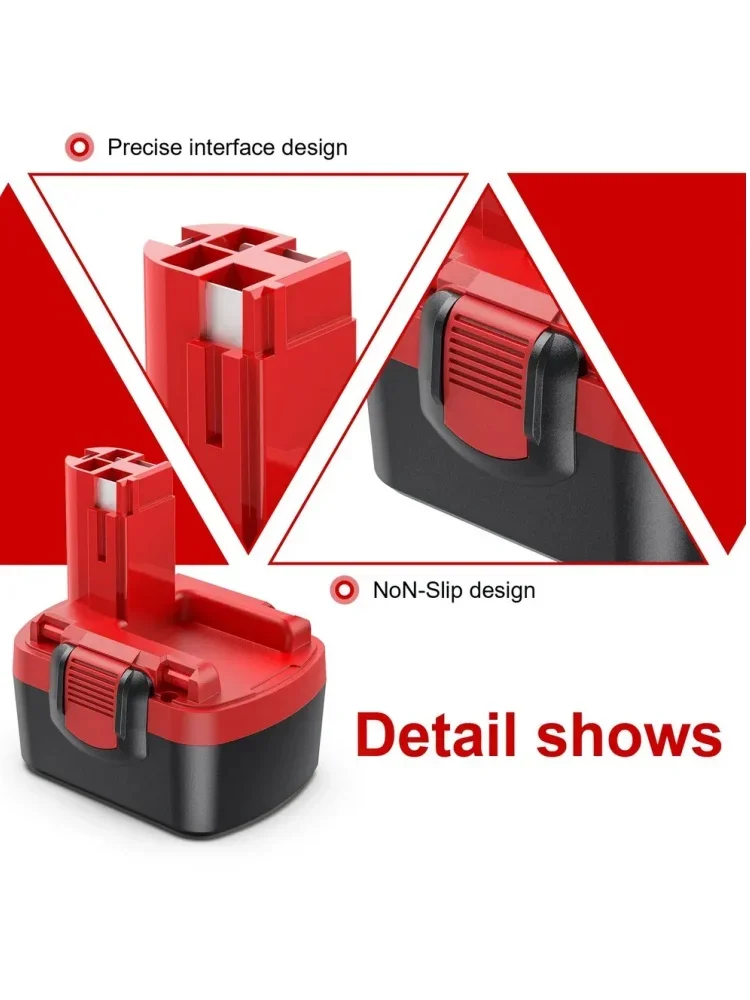 Baterie pro BOSCH 14,4V 6,8AH BAT038 BAT040 BAT159 BAT041 2607335711 2607335275 2607335276 pro baterii BOSCH - náhled 3